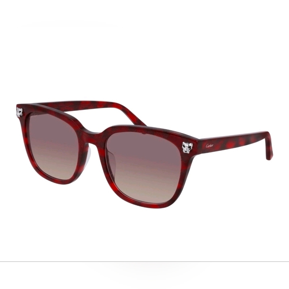 Cartier Tortoise CT0143SA 003 Havana Sunglasses Women Authentic Designer Italy